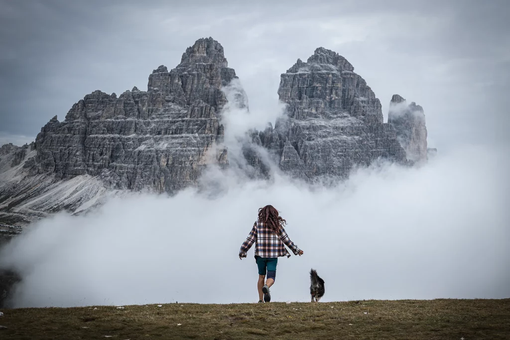 Fotoabenteuerwanderung Hund - Dolomiten - Dreizinnen - Cadini di Misurina