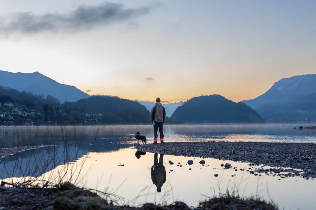 Fotoshooting Wolfgangsee - Fotowanderung Hundeshooting - Salzkammergut