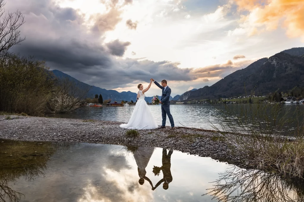 After-Wedding-Shooting, Wolfgangsee - Hochzeit - Heiraten am See - Salzkammergut