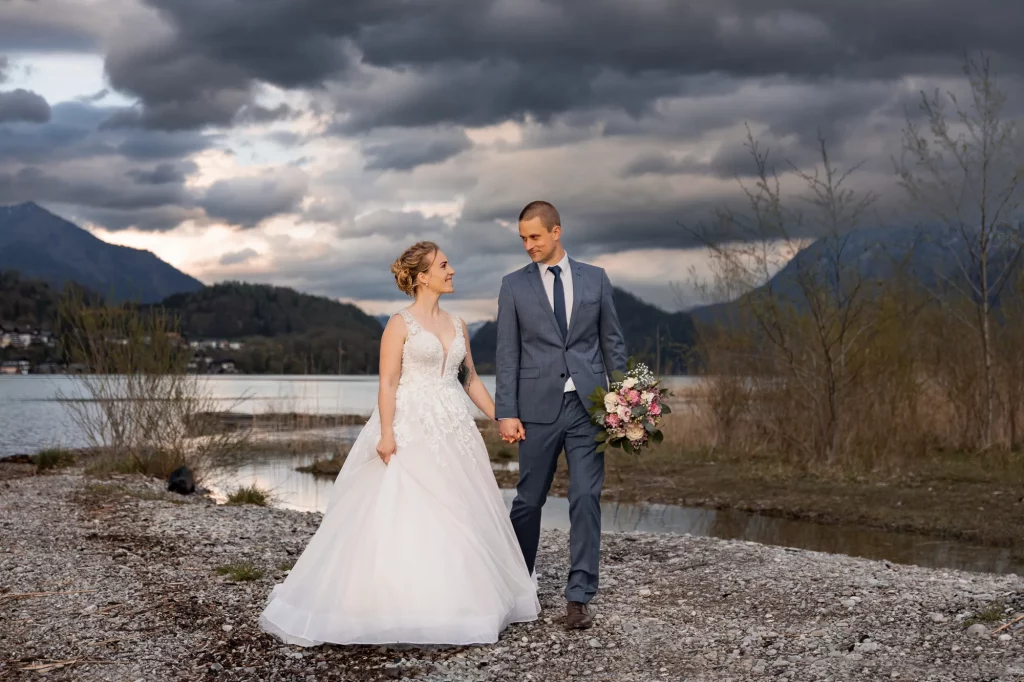 After-Wedding-Shooting, Wolfgangsee - Hochzeit - Heiraten am See - Salzkammergut