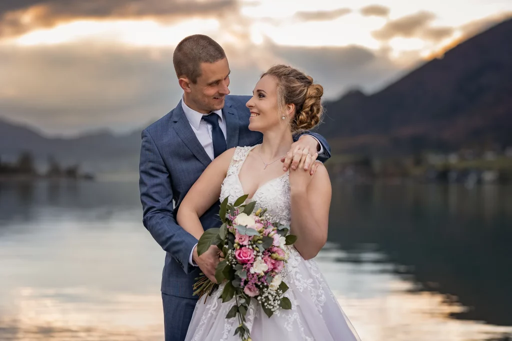 After-Wedding-Shooting, Wolfgangsee - Hochzeit - Heiraten am See - Salzkammergut