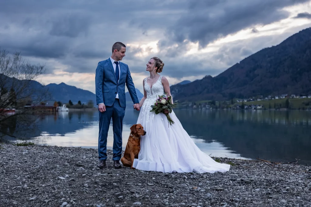 After-Wedding-Shooting, Wolfgangsee - Hochzeit - Heiraten am See - Salzkammergut