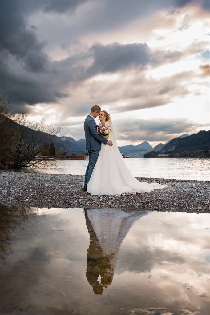 After-Wedding-Shooting, Wolfgangsee - Hochzeit - Heiraten am See - Salzkammergut