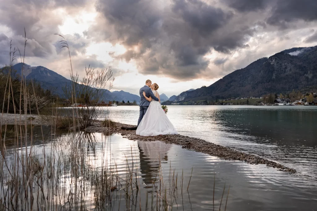 After-Wedding-Shooting, Wolfgangsee - Hochzeit - Heiraten am See - Salzkammergut