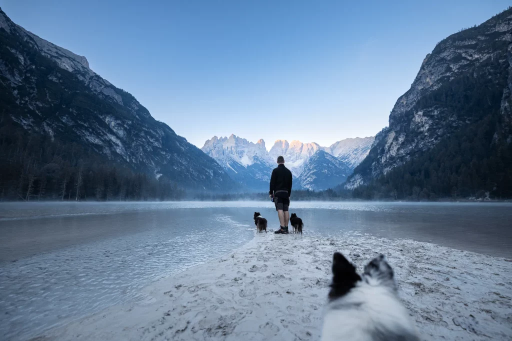 Fotoshooting Dolomiten - Hundeshooting - Dürrensee