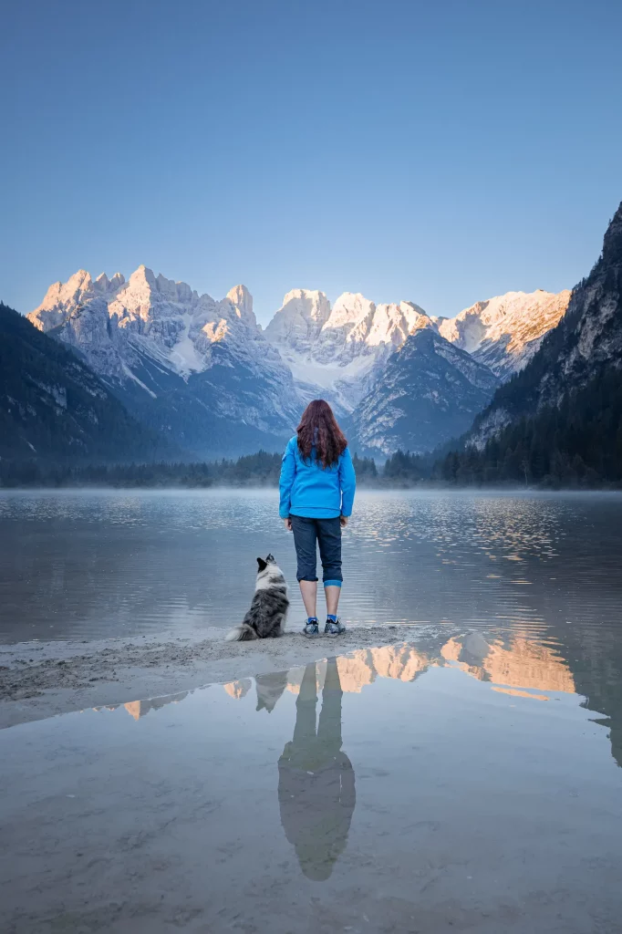 Fotoshooting Dolomiten - Hundeshooting - Dürrensee