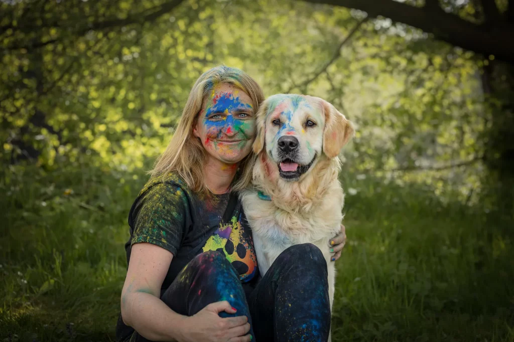 Holishooting Hund - Holi Shooting - Fotoshooting Hund