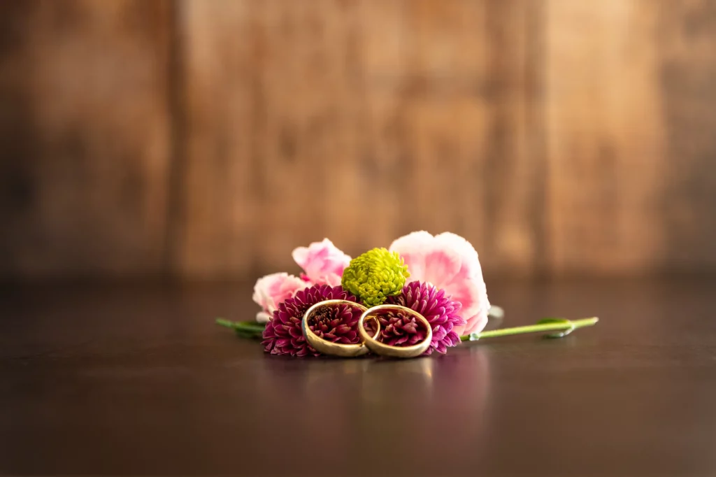 Eheringe besonders fotografieren, Getting Ready Shooting