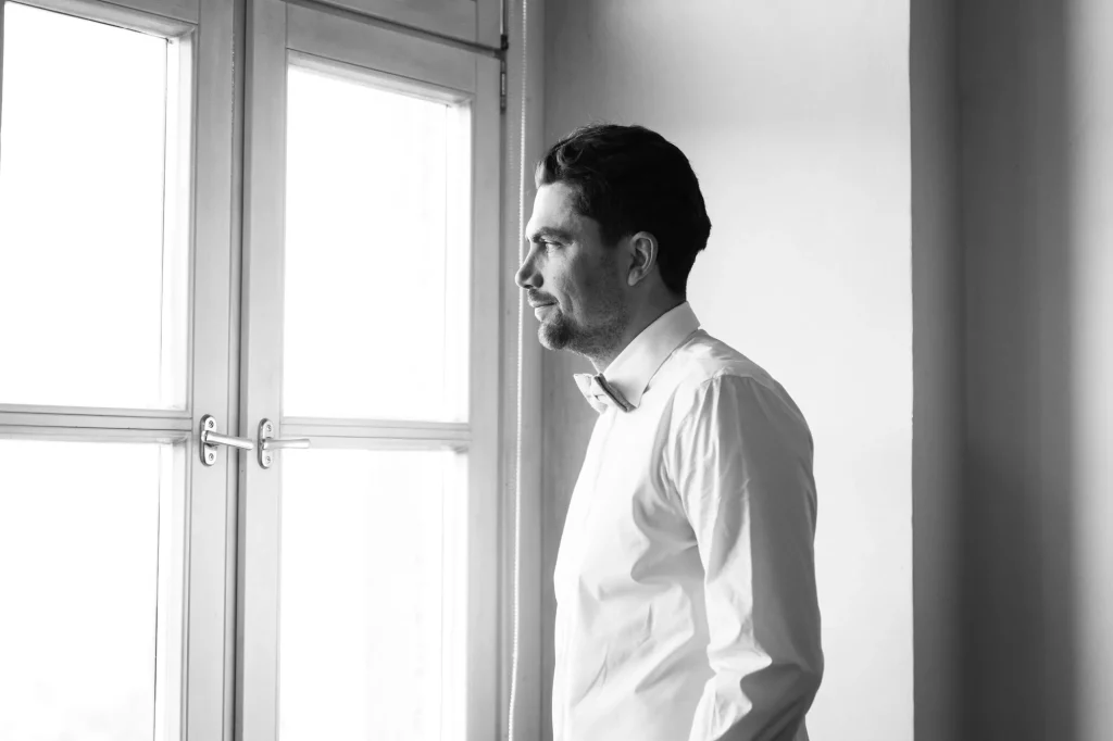 Getting Ready, Hochzeitsvorbereitung fotografieren, fotografische Begleitung Getting Ready Bräutigam