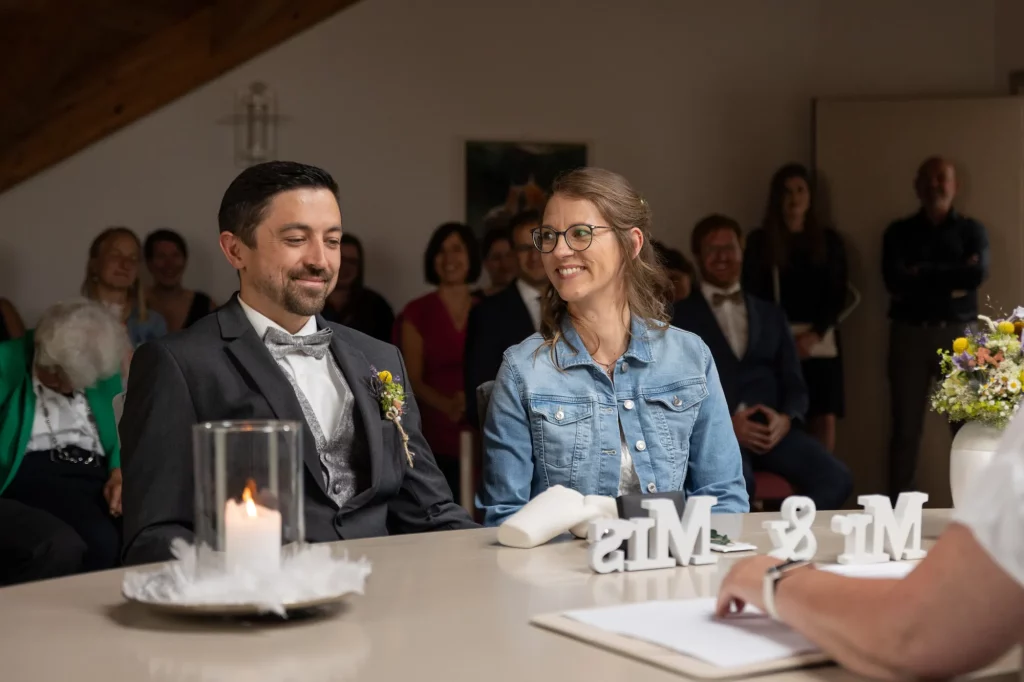 emotionale Trauung im Standesamt in Ruderting