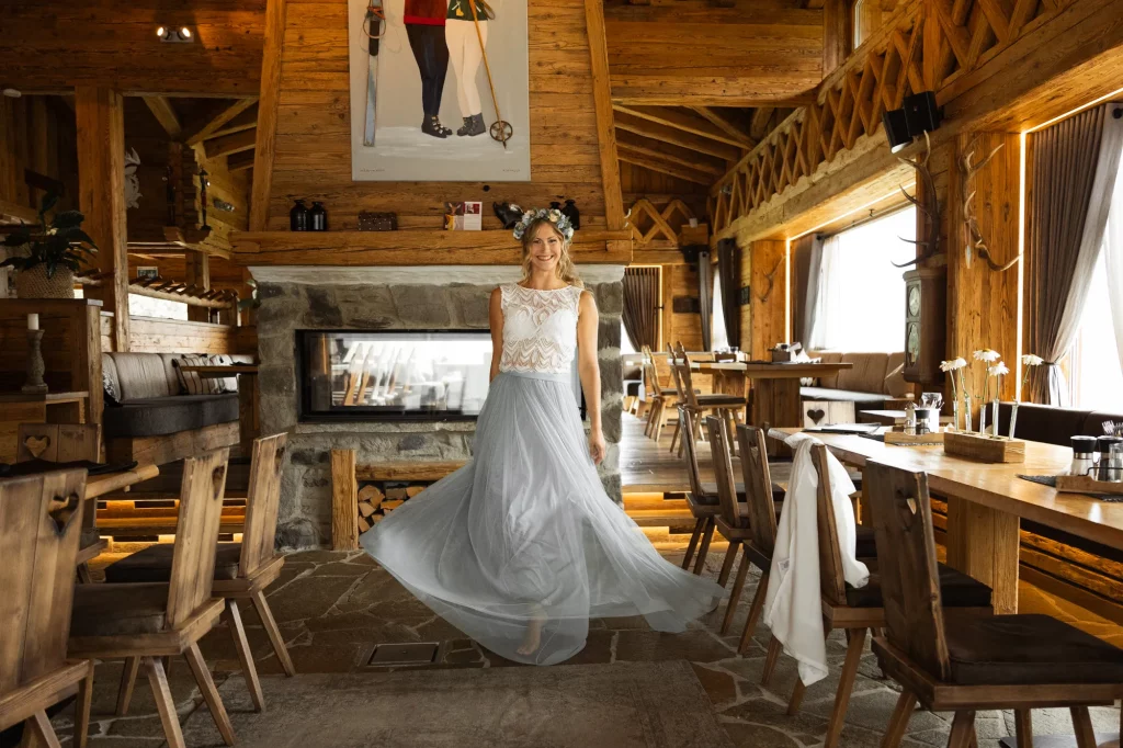 Heiraten auf einer Berghütte, am Hochkönig.
