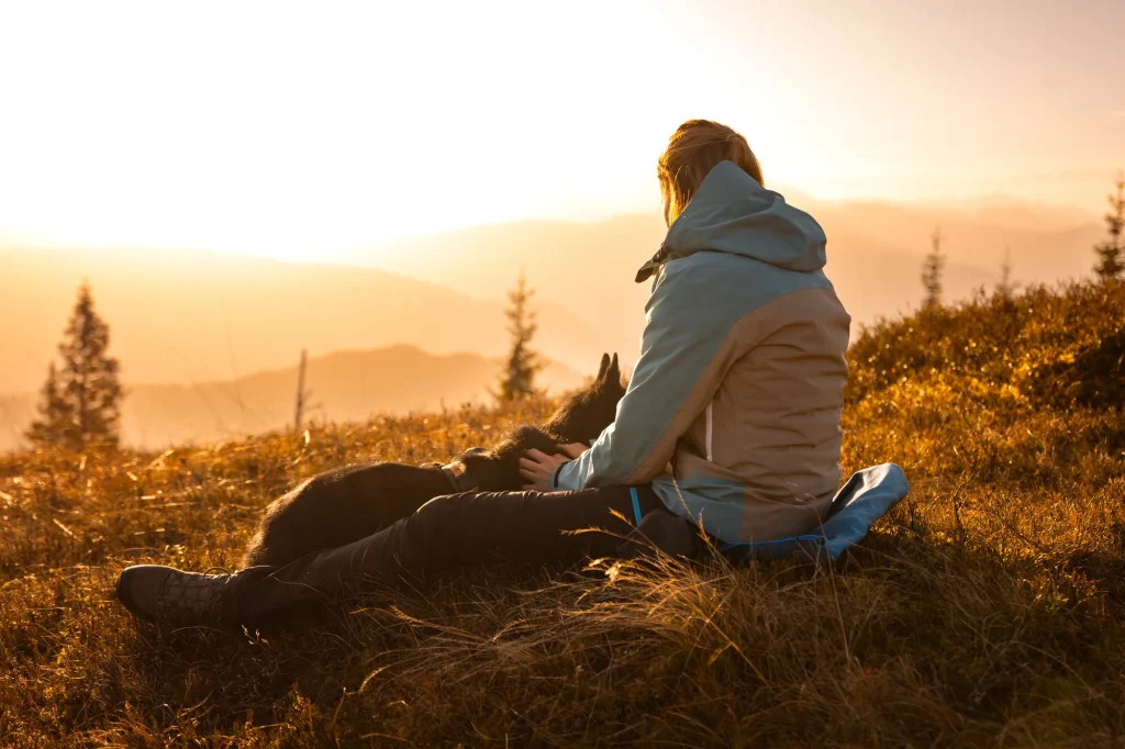 Sonnenaufgang mit Fotoshooting in Mühlbach am Hochkönig.